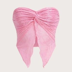 sunmer ruffle tube top!